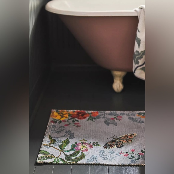 Anthropologie x Nathalie Lete Marais Butterfly Bath Mat - Picture 5 of 9